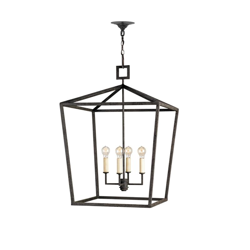 Denison 32 Inch Cage Pendant by Currey and Company